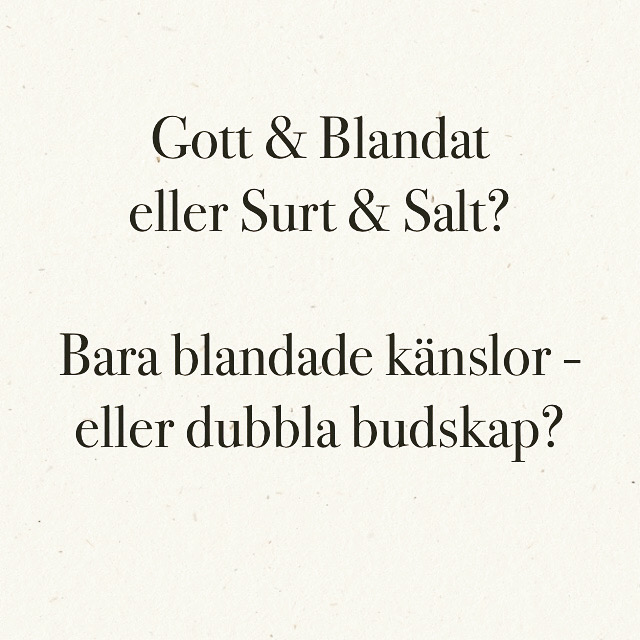 En påse Gott & Blandat – eller Surt & Salt?⁣